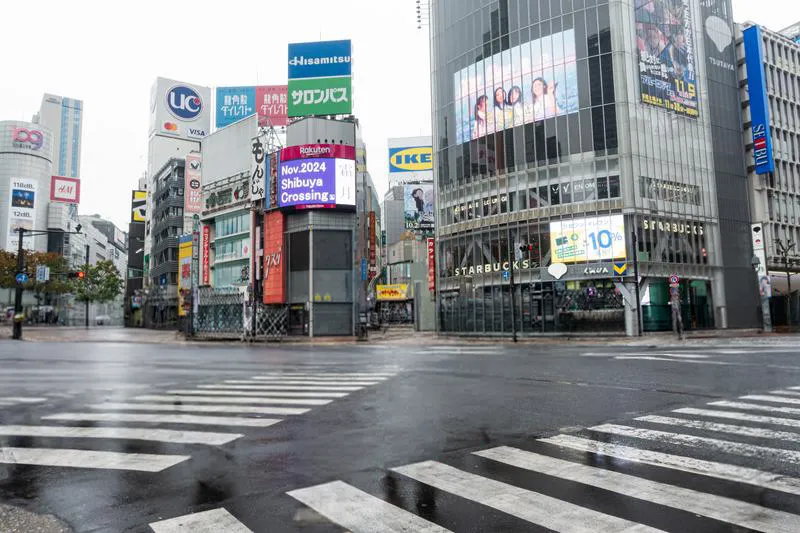 渋谷のリタッチ後の画像